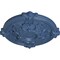 Ekena Millwork Hamilton Ceiling Medallion (Fits Canopies up to 3 3/4"), Hand-Painted Americana, 17 3/8"OD x 1 3/4"P CM17HAAMF - alternate 4